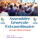 Assemblée Générale Extraordinaire le 10 mars 2023
