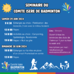 Séminaire Badminton Comité de l’Isère