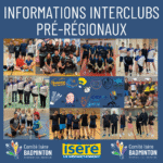 Lieux Interclubs Pré-Régionaux Phase 2