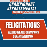 Championnat Départemental Adultes Isère 2025-2026